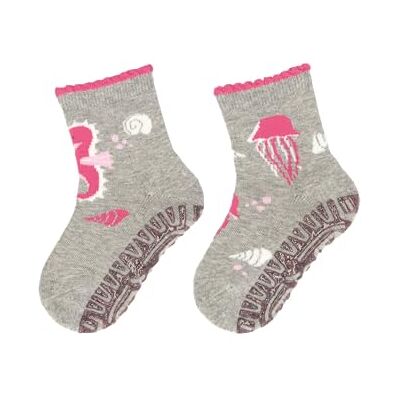 Sterntaler Strumpor för flickor (2-pack), Ljusgrå melerad, 18 EU Sterntaler Strumpor för flickor (2-pack), Ljusgrå melerad, 18 EU