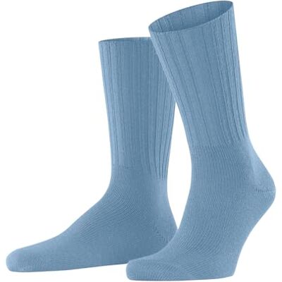 FALKE Nelson herrstrumpor andningsbara klimatreglerande luktneutraliserande ull utan elastisk förstärkt slitstark tjock varm extra mjuk ribbad enkel perfekt för vardaglig affärslook 1 par, Blå (luftig FALKE Nelson herrstrumpor andningsbara klimatreglerande luktneutraliserande ull utan elastisk förstärkt slitstark tjock varm extra mjuk ribbad enkel perfekt för vardaglig affärslook 1 par, Blå (luftig