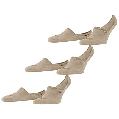 FALKE Fotstrumpor familj osynlig 3-pack bomull herr svart vit många fler färger fötter osynliga utan motiv andas High Cut miljövänlig hållbar flera pack 3 par, Beige (sand smälter 4650), 47-50 EU FALKE Fotstrumpor familj osynlig 3-pack bomull herr svart vit många fler färger fötter osynliga utan motiv andas High Cut miljövänlig hållbar flera pack 3 par, Beige (sand smälter 4650), 47-50 EU