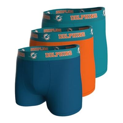 NFL Dolphins 3 st boxershorts blågrön orange-blå -XL NFL Dolphins 3 st boxershorts blågrön orange-blå -XL