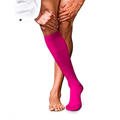 FALKE Herr nr 2 knästrumpor kashmir svart blå många andra färger förstärkta knästrumpor med mönster andas långa enfärgade höga och varma ribbade hög kvalitet 1 par, Rosa (arktisk rosa 8233), 41-42 EU FALKE Herr nr 2 knästrumpor kashmir svart blå många andra färger förstärkta knästrumpor med mönster andas långa enfärgade höga och varma ribbade hög kvalitet 1 par, Rosa (arktisk rosa 8233), 41-42 EU