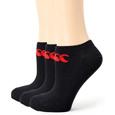 Canterbury unisex tränare 3-pack strumpor (förpackning med 1) Canterbury unisex tränare 3-pack strumpor (förpackning med 1)
