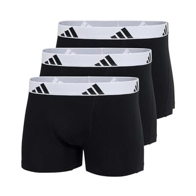 adidas herr Herren Unterwäsche Boxershorts 3er Pack Trunk (3pk) Active Flex Cotton Boxershorts (3-pack) adidas herr Herren Unterwäsche Boxershorts 3er Pack Trunk (3pk) Active Flex Cotton Boxershorts (3-pack)