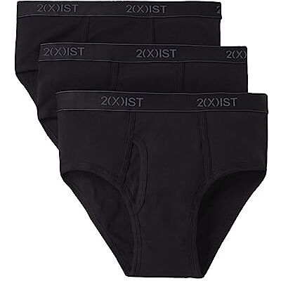 2(X)IST 2(X) IST Essential bomull Fly Front trosor 3-pack underkläder (förpackning med 3) 2(X)IST 2(X) IST Essential bomull Fly Front trosor 3-pack underkläder (förpackning med 3)