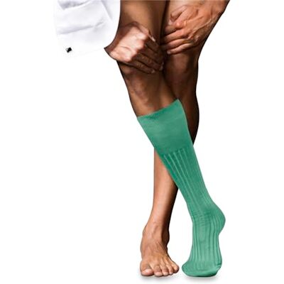 FALKE herr knästrumpor nr. 13 M KH bomull lång enfärgad 1 par, turkos (Oceangreen 7506), 45–46, Turkos (Oceangreen 7506), 45-46 EU FALKE herr knästrumpor nr. 13 M KH bomull lång enfärgad 1 par, turkos (Oceangreen 7506), 45–46, Turkos (Oceangreen 7506), 45-46 EU