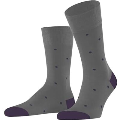 FALKE , strumpor för män, Dot M så bomull, mönstrad, 1 par, grå flanell 3210, 39–42, Grå flanell 3210, 39-42 EU FALKE , strumpor för män, Dot M så bomull, mönstrad, 1 par, grå flanell 3210, 39–42, Grå flanell 3210, 39-42 EU