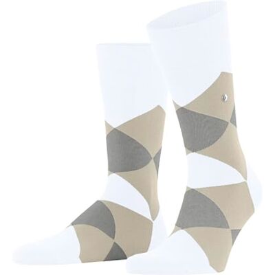 Burlington herrstrumpor Clyde M SO bomull mönstrade 1 par, vita (White 2002) nya – miljövänliga, 46–50, Vit (vit 2002) ny – miljövänlig, 46-50 EU Burlington herrstrumpor Clyde M SO bomull mönstrade 1 par, vita (White 2002) nya – miljövänliga, 46–50, Vit (vit 2002) ny – miljövänlig, 46-50 EU