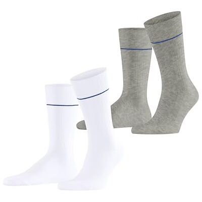ESPRIT herr strumpor Accent Rib 2-pack M så bomull enfärgad 2 par, flerfärgad vit storm grå 0010, 43-46 ESPRIT herr strumpor Accent Rib 2-pack M så bomull enfärgad 2 par, flerfärgad vit storm grå 0010, 43-46
