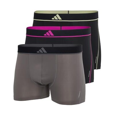 adidas herr Herren Unterwäsche Boxershorts 3er Pack Trunk (3pk) Active Micro Flex Eco Boxershorts adidas herr Herren Unterwäsche Boxershorts 3er Pack Trunk (3pk) Active Micro Flex Eco Boxershorts