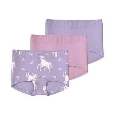 NAME IT Boxershorts för flickor (3-pack), Pastell-lila, 86 NAME IT Boxershorts för flickor (3-pack), Pastell-lila, 86
