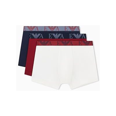 Giorgio Armani Bold Monogram 3-pack boxershorts för män, blå, XXL, BLÅ, XXL Giorgio Armani Bold Monogram 3-pack boxershorts för män, blå, XXL, BLÅ, XXL
