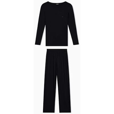 Giorgio Armani dam Tech ull lång pyjamas svart L, Svart, L Giorgio Armani dam Tech ull lång pyjamas svart L, Svart, L