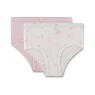 Sanetta Rio-trosa för flickor (dubbelpack) off-white & rosa Högkvalitativa och hållbara kalsonger för flickor av bomull. Innehåll: Uppsättning av 2 underkläder för flickor, Beige, 80 Sanetta Rio-trosa för flickor (dubbelpack) off-white & rosa Högkvalitativa och hållbara kalsonger för flickor av bomull. Innehåll: Uppsättning av 2 underkläder för flickor, Beige, 80