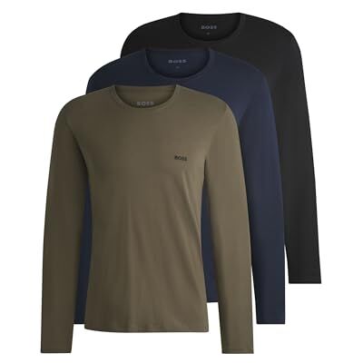 Boss Herr R-Neck LSskjorta, 3-pack, Open Miscellaneous974, L Boss Herr R-Neck LSskjorta, 3-pack, Open Miscellaneous974, L