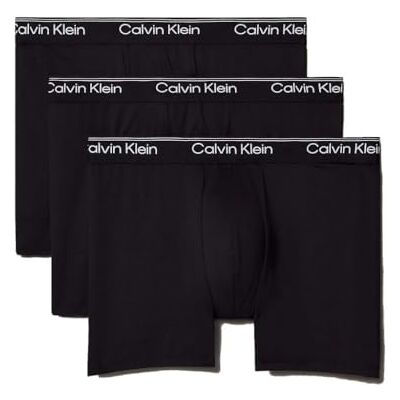 Calvin boxershorts för män BRIEF 3-pack boxershorts kalsonger, SVART (3 SVART), S Calvin boxershorts för män BRIEF 3-pack boxershorts kalsonger, SVART (3 SVART), S