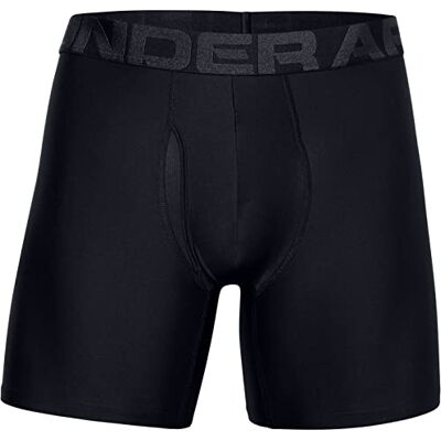 Under Armour Herr Multi-Pack Standard Tech 15 cm Inseam Boxer Brief, Svart (001)/Akademi Blå, XS Under Armour Herr Multi-Pack Standard Tech 15 cm Inseam Boxer Brief, Svart (001)/Akademi Blå, XS