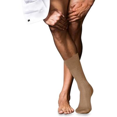FALKE herrstrumpor nr. 7 m så ull enfärgad 1 par, brun kamel 5264, 39–40, Braun Camel 5264, 39-40 EU FALKE herrstrumpor nr. 7 m så ull enfärgad 1 par, brun kamel 5264, 39–40, Braun Camel 5264, 39-40 EU