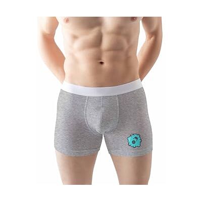Green Fish boxershorts för män, GRÅ, L Green Fish boxershorts för män, GRÅ, L