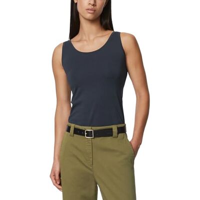 Marc O'Polo T-shirts ärmlösa, Djupblått hav, XS Marc O'Polo T-shirts ärmlösa, Djupblått hav, XS