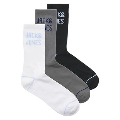 JACK & JONES Jackoper tennisstrumpor 3-pack, Vit, one size JACK & JONES Jackoper tennisstrumpor 3-pack, Vit, one size
