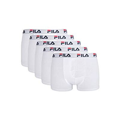 FILA Rad FU5016/5 Män Boxers, M, Vit, 5 stycken FILA Rad FU5016/5 Män Boxers, M, Vit, 5 stycken
