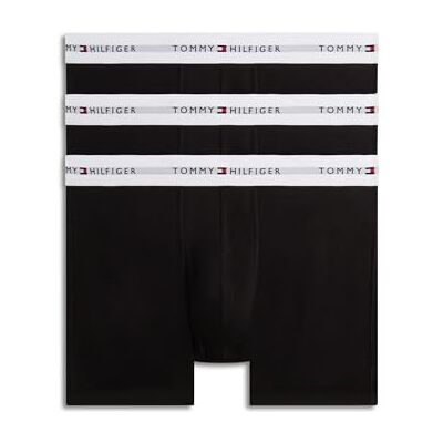 Tommy Hilfiger 3p Boxer Brief WB Um0um0um02765, röd (svart/svart), S herr, Röd (svart/svart), S Tommy Hilfiger 3p Boxer Brief WB Um0um0um02765, röd (svart/svart), S herr, Röd (svart/svart), S