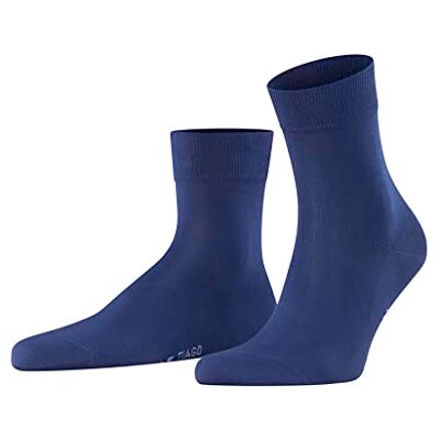 FALKE herr Tiago korta strumpor ventilerande hållbar biologisk Fil D'Ecosse bomull lätt glans platt söm för tryckfri fotspets fin enfärgad tunn vardag 1 par, Blå Royal Blue 6000, 41-42 EU FALKE herr Tiago korta strumpor ventilerande hållbar biologisk Fil D'Ecosse bomull lätt glans platt söm för tryckfri fotspets fin enfärgad tunn vardag 1 par, Blå Royal Blue 6000, 41-42 EU