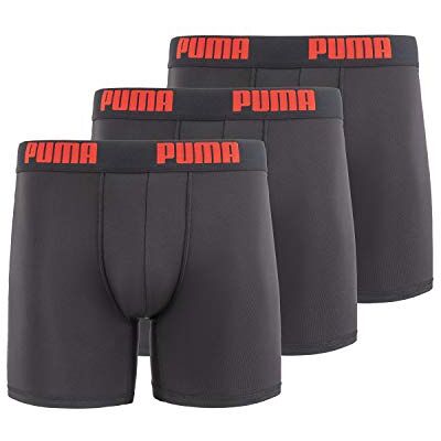 PUMA Boxershorts för män (förpackning med 3), Black, L PUMA Boxershorts för män (förpackning med 3), Black, L