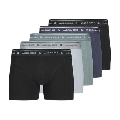 JACK & JONES Jacwyatt Solid trunks 5-pack box, Stormy Sea, xx_l (5-pack), Stormy Sea, xx_l JACK & JONES Jacwyatt Solid trunks 5-pack box, Stormy Sea, xx_l (5-pack), Stormy Sea, xx_l