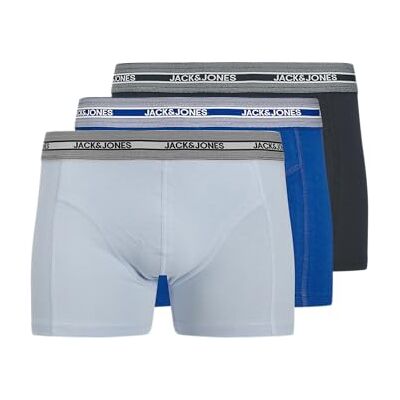 JACK & JONES JUNIOR Herr Jacleo Solid Trunks 3-pack Jnr, Chambray Blue, Numeric_176 (3-pack), Chambray Blue, numeric_176 JACK & JONES JUNIOR Herr Jacleo Solid Trunks 3-pack Jnr, Chambray Blue, Numeric_176 (3-pack), Chambray Blue, numeric_176