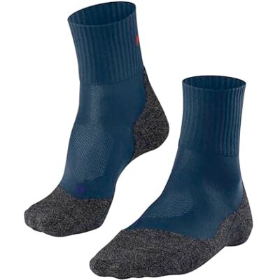 FALKE herr Vandringsstrumpor TK2 Explore Cool Short M Sso lyocell funktionsgarn tjock anti-blåsor 1 par, Blå Stone Blue 6599, 42-43 FALKE herr Vandringsstrumpor TK2 Explore Cool Short M Sso lyocell funktionsgarn tjock anti-blåsor 1 par, Blå Stone Blue 6599, 42-43