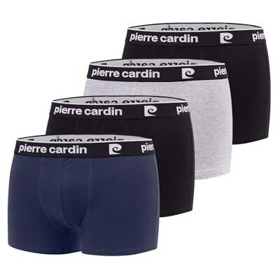 pierre cardin underwear Monterad boxare (set med 4) herr, Svart/grå/blå, XXL pierre cardin underwear Monterad boxare (set med 4) herr, Svart/grå/blå, XXL