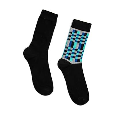 Koton Män Basic 2-pack strumpor set geometriskt mönster, Flerfärgad (blandning), One Size Koton Män Basic 2-pack strumpor set geometriskt mönster, Flerfärgad (blandning), One Size