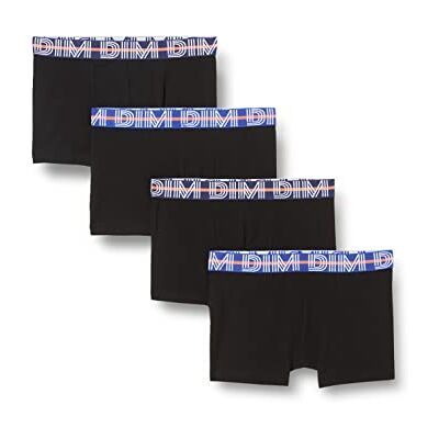 Dim Pojke färgglada stretch bomull Eco Boxer x 4 logotyp bälte Dynamiska färger Expanderbar komfort, Lava röd/påfågelgrön/svart, 16 ans Dim Pojke färgglada stretch bomull Eco Boxer x 4 logotyp bälte Dynamiska färger Expanderbar komfort, Lava röd/påfågelgrön/svart, 16 ans