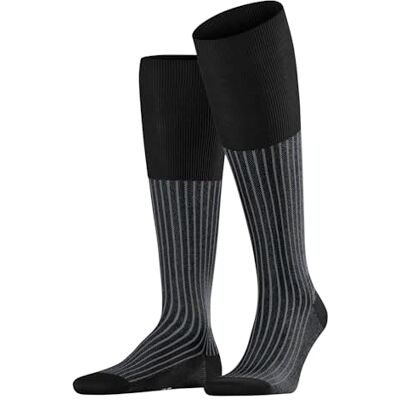 FALKE herr knästrumpor Oxford Stripe M KH bomull lång mönstrad 1 par, svart (Black-Mix 3010), 45-46, Svart (Black-mix 3010), 45-46 EU FALKE herr knästrumpor Oxford Stripe M KH bomull lång mönstrad 1 par, svart (Black-Mix 3010), 45-46, Svart (Black-mix 3010), 45-46 EU