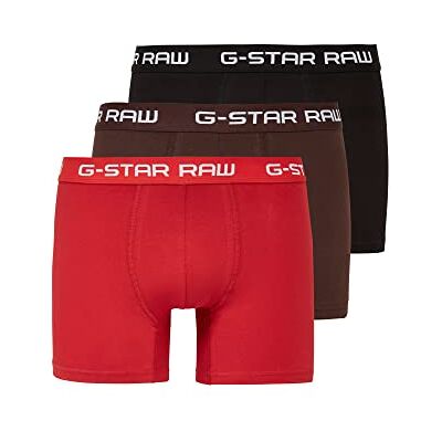 G-STAR Underkläder för män, Flerfärgad (Dk Flame/Deep Bordeaux/svart D05095-2058-8527), M G-STAR Underkläder för män, Flerfärgad (Dk Flame/Deep Bordeaux/svart D05095-2058-8527), M