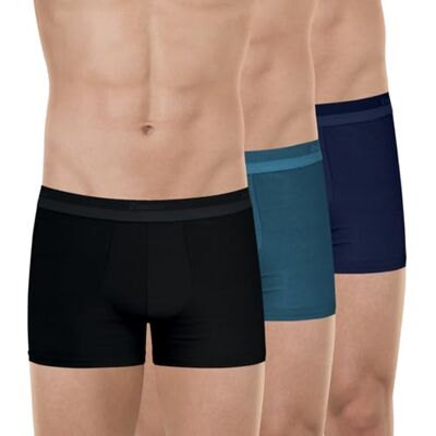 EMINENCE 3-pack boxershorts för män från studio långvarig stretchbomull Oeko-TEX Standard 100 överlägsen komfort chic och modern EMINENCE 3-pack boxershorts för män från studio långvarig stretchbomull Oeko-TEX Standard 100 överlägsen komfort chic och modern