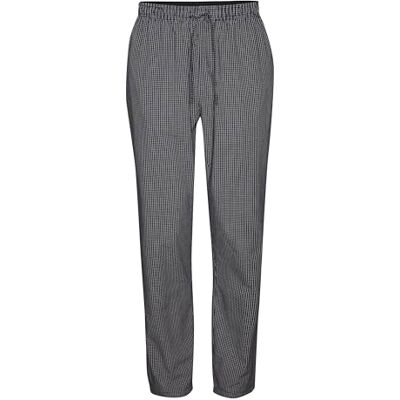 s.Oliver lång pyjamas för män vävda byxor i svart rutig, Svart rutig, S s.Oliver lång pyjamas för män vävda byxor i svart rutig, Svart rutig, S