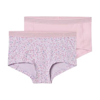 NAME IT Boxershorts för flickor (2-pack), Pastell-lila, 146-152 NAME IT Boxershorts för flickor (2-pack), Pastell-lila, 146-152