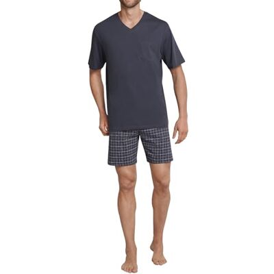 Schiesser Herren Schlafanzug kurz V-Auschnitt Nightwear Set Schiesser Herren Schlafanzug kurz V-Auschnitt Nightwear Set