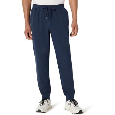 Amazon Essentials Herr atletisk mjuk prestanda lätt gym träning avsmalnande träningsbyxor, rymdfärg, Rymdfärg marinblå, XXL Amazon Essentials Herr atletisk mjuk prestanda lätt gym träning avsmalnande träningsbyxor, rymdfärg, Rymdfärg marinblå, XXL