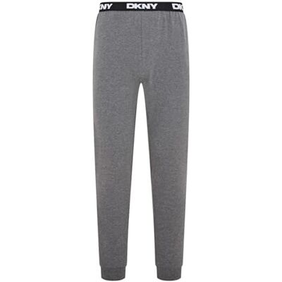 DKNY Pyjamas för män, gråmelerad, liten DKNY Pyjamas för män, gråmelerad, liten