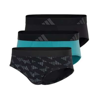 adidas herrtrosor (3-pack) (storlek S-3XL) – bekväma kalsonger, blandade trosor, 4AM001, L, Blandade, L adidas herrtrosor (3-pack) (storlek S-3XL) – bekväma kalsonger, blandade trosor, 4AM001, L, Blandade, L
