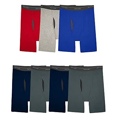 Fruit of the Loom Coolzone boxershorts för män (blandade färger) (paket med 7), Långt ben – 7-pack – blandade färger, XL Fruit of the Loom Coolzone boxershorts för män (blandade färger) (paket med 7), Långt ben – 7-pack – blandade färger, XL