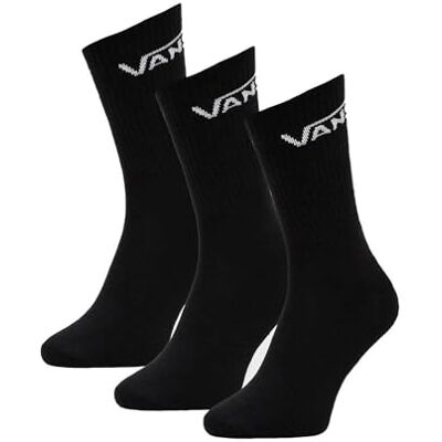 Vans Herr VN000TL5JNH1 Strumpor, Svart, one size x 3 par Vans Herr VN000TL5JNH1 Strumpor, Svart, one size x 3 par