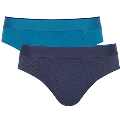 Sloggi Midi för män, Blå – mörk kombination, S Sloggi Midi för män, Blå – mörk kombination, S
