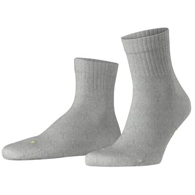 FALKE unisexstrumpor Run U SO bomull andas 1 par, grå (ljusgrå 3400) – ribbat skaft, 42-43, Grå (Light Grey 3400) – ribbat skaft, 42-43 EU FALKE unisexstrumpor Run U SO bomull andas 1 par, grå (ljusgrå 3400) – ribbat skaft, 42-43, Grå (Light Grey 3400) – ribbat skaft, 42-43 EU
