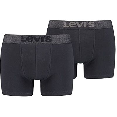 Levi's Boxer underkläder män 2-pack, svart, XXL Levi's Boxer underkläder män 2-pack, svart, XXL