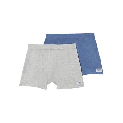 Abanderado Ecosmart herr hållbar öppen linje boxershorts x2, Blågrå Vigore, 10 Abanderado Ecosmart herr hållbar öppen linje boxershorts x2, Blågrå Vigore, 10