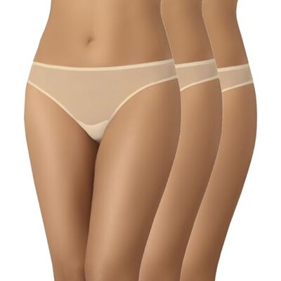 Teyli 3-pack underkläder damtrosor dam – trosor dam – underkläder damunderkläder – damtrosor trosor varje dag, Beige, M Teyli 3-pack underkläder damtrosor dam – trosor dam – underkläder damunderkläder – damtrosor trosor varje dag, Beige, M